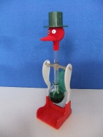 antique drinking lucky bird